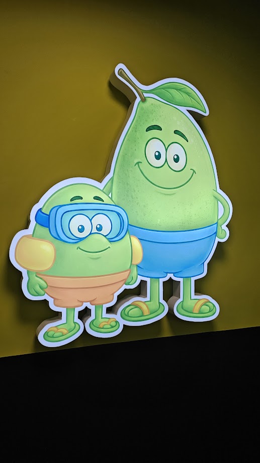 Световой короб -  маскот в раздевалке