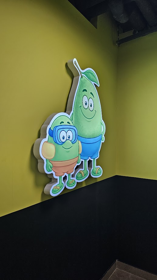 Световой короб -  маскот в раздевалке 