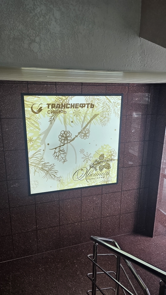 Световой короб в санатории "ХВОЙНЫЙ"